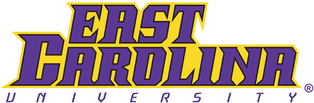 East Carolina Pirates 1999-2013 Wordmark Logo vinyl decal